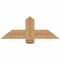 Ekena Millwork Eugene Smooth Timber Gable Bracket, Western Red Cedar, 36"W x 13"H x 3 1/2"D x 5 1/2"F, 9/12 Pitch GBW036X13X0406EUG00SWR - alternate 1